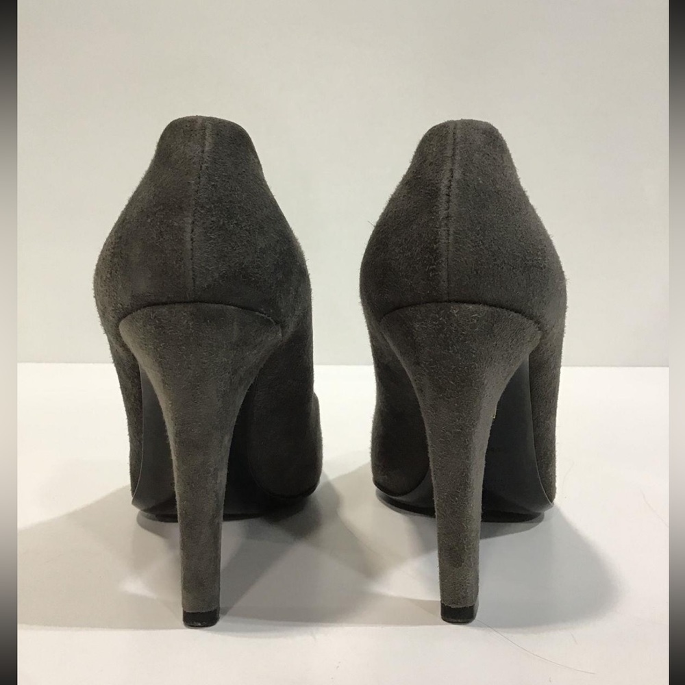 Women’s Prada Grey Suede Pump Size 37.5 - Picture 6 of 8